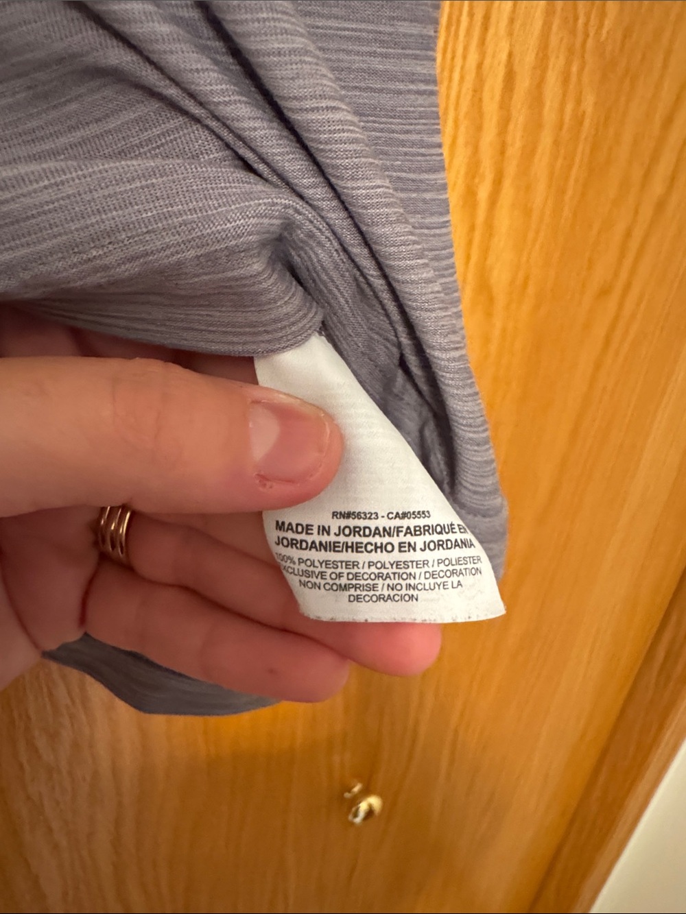 Nike Light Gray Quarter-Zip Athletic Pullover - Picture 5 of 5